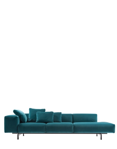 LARGO OTTOMAN 3 posti velluto - Destro KAR0717153